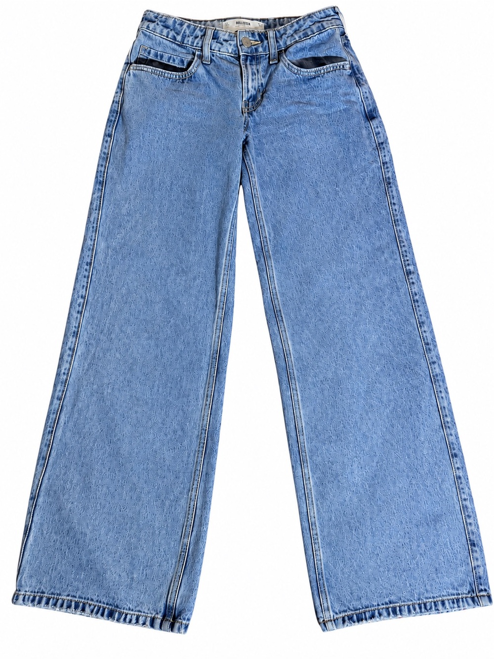 Hollister Light Blue Wide Leg Jeans